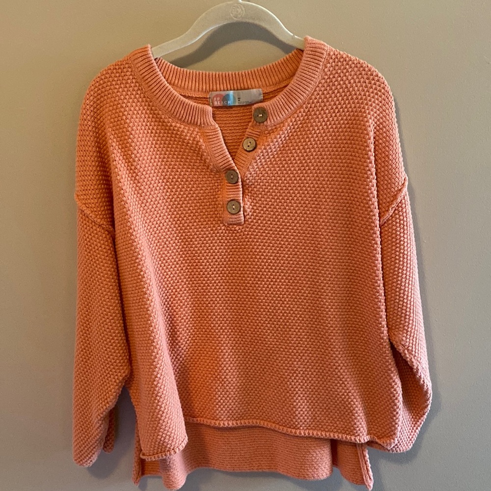 Free People Hailee Sweater Set Coral Peach Size XS
